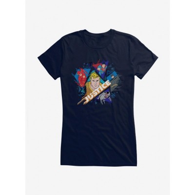 DC Comics Justice League Girls Vintage Tee