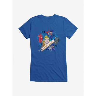 DC Comics Justice League Girls Vintage Tee