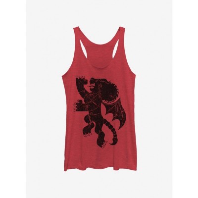 Disney Pixar Onward Manticore Tavern Red Junior Tank Top