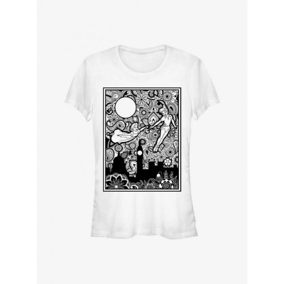 Disney Peter Pan & Wendy Girls Lightweight T-Shirt - White