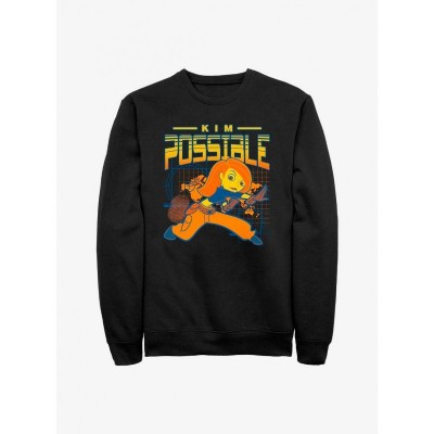 Disney Kim Possible Black Sweatshirt for Men