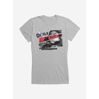Chucky Inspired Heart T-Shirt for Girls