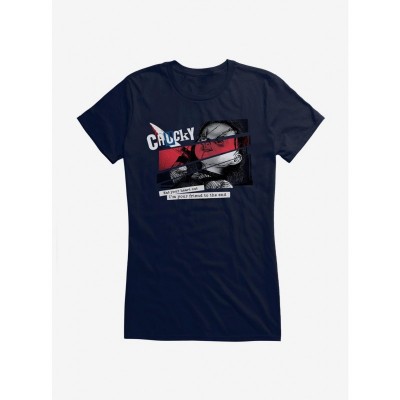 Chucky Inspired Heart T-Shirt for Girls