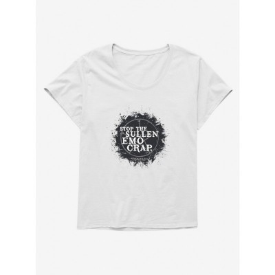 Supernatural Sullen Emo Style Plus Size Tee for Girls