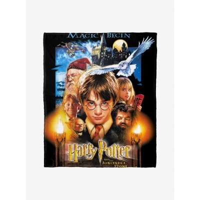 Harry Potter Sorcerer's Stone Silk Touch Throw Blanket by The Northwest