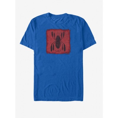 Marvel Spider-Man Homecoming Patch Logo T-Shirt - Grey