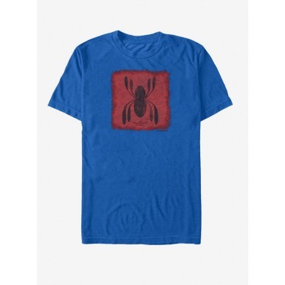 Marvel Spider-Man Homecoming Patch Logo T-Shirt - Grey