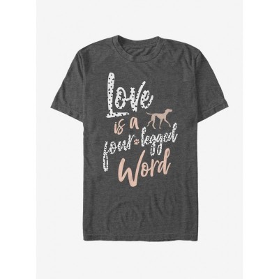 Disney 101 Dalmatians Grey Four-Legged Love Men's T-Shirt