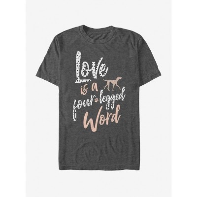 Disney 101 Dalmatians Grey Four-Legged Love Men's T-Shirt