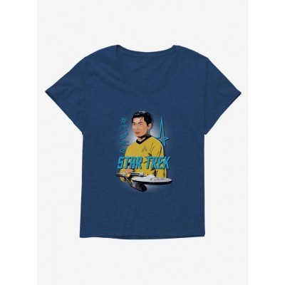 Star Trek Sulu Women's Plus Size Comfortable Scoop Neck T-Shirt