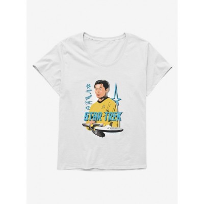 Star Trek Sulu Women's Plus Size Comfortable Scoop Neck T-Shirt