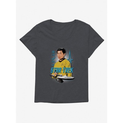 Star Trek Sulu Women's Plus Size Comfortable Scoop Neck T-Shirt
