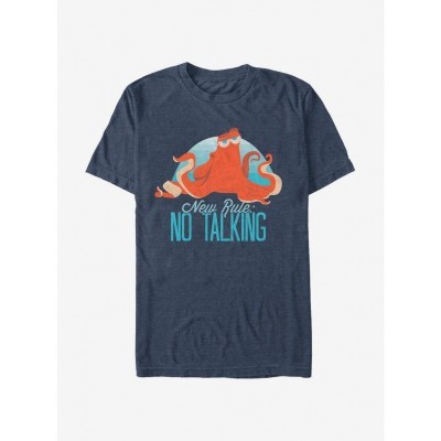 Disney Pixar Finding Dory Blue T-Shirt with Hank's No Talking Rule - Unisex