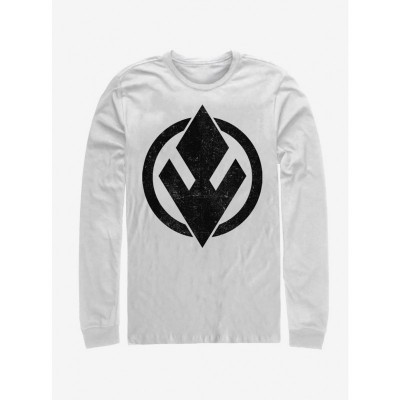 Star Wars Sith Trooper Red Emblem Men's Long-Sleeve T-Shirt - White