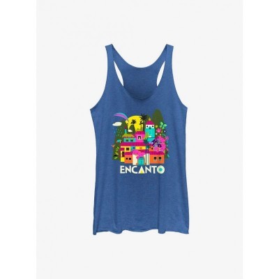Disney Encanto Blue Girl's Gold Tank Top