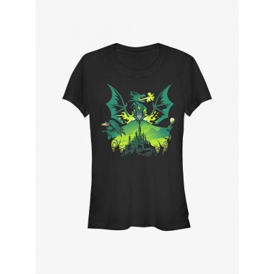 Disney Reign of Maleficent Lightweight T-Shirt for Girls - Black