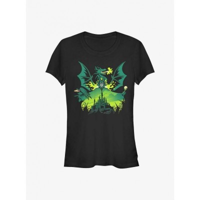 Disney Reign of Maleficent Lightweight T-Shirt for Girls - Black