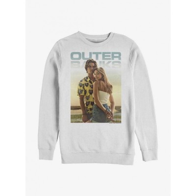 Outer Banks John B & Sarah Inspired Poster Sweatshirt - White Men's