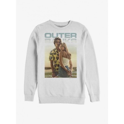 Outer Banks John B & Sarah Inspired Poster Sweatshirt - White Men's