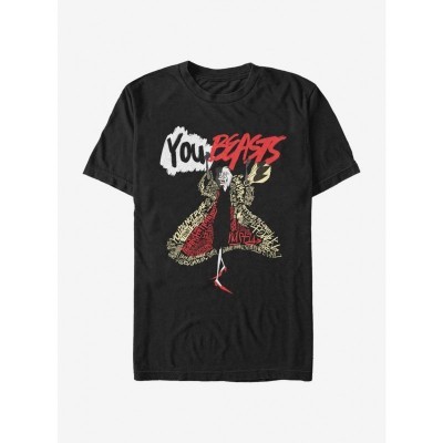 Disney Cruella De Vil Themed Lightweight T-Shirt - Men's Black