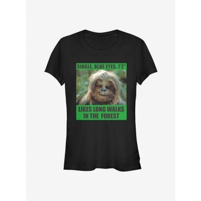 Star Wars Inspired Lightweight Tee for Girls - Black