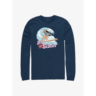 Disney Lilo & Stitch Big Sister Nani Long-Sleeve Cotton T-Shirt - Blue for Men