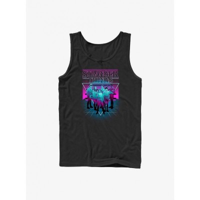 Stranger Things Lighted Crew Neck - Black Men's