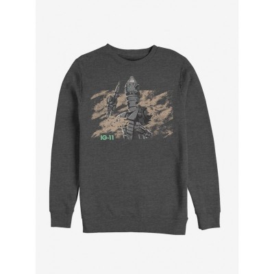 The Mandalorian IG-11 Droid Black Sweatshirt for Men