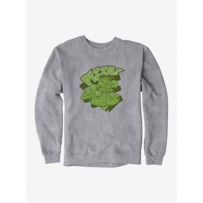 Teenage Mutant Ninja Turtles Pizza Run Men's Heavyweight Fleece Sweatshirt
