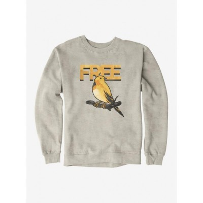 Square Enix Free Bird Men's White Cotton Sweatshirt