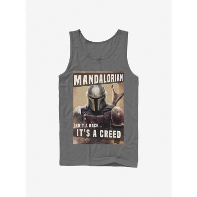 Star Wars Mandalorian Creed Unisex Tank Top - Grey