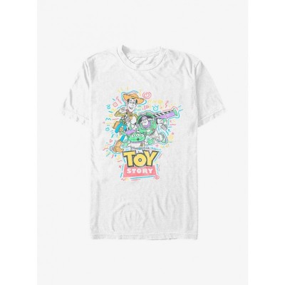 Disney Pixar Toy Story T-Shirt - White Men's Comfortable New Design