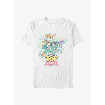 Disney Pixar Toy Story T-Shirt - White Men's Comfortable New Design