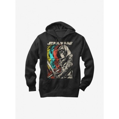Kylo Ren Four Versions Lightweight Hoodie - Star Wars The Force Awakens Unisex Black