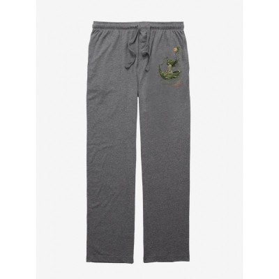 Trick Fairies Grey Green Goddess Pajama Pants for Men