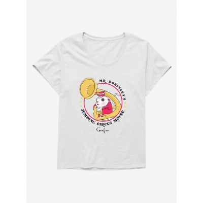 Coraline Girls Circus Mouse Scoop Neck Plus Size T-Shirt