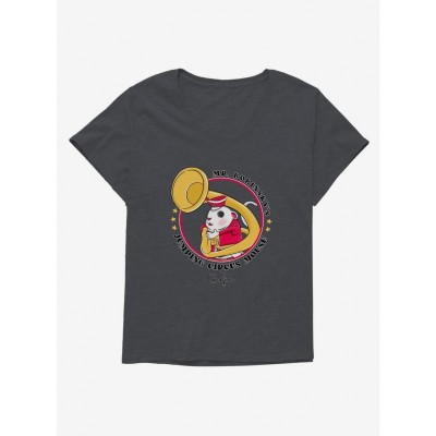 Coraline Girls Circus Mouse Scoop Neck Plus Size T-Shirt