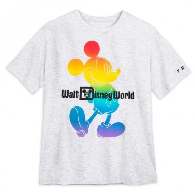Disney Adult Pride Collection Soft Slub Mickey Mouse T-Shirt