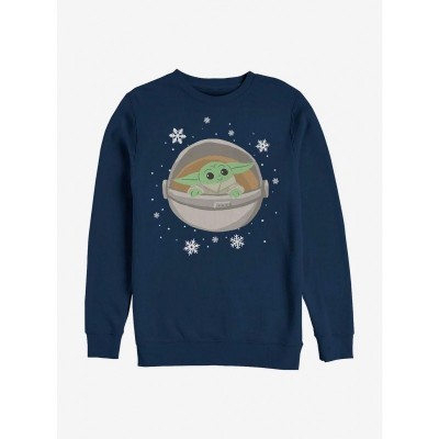 The Mandalorian The Child Cozy Blue Cold Sweatshirt for Men