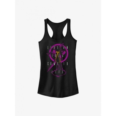 Marvel Ms. Marvel Silhouette Tank Top for Girls - Black