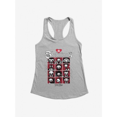 Skelanimals Girls Lightweight Cotton and Polyester Tank Top