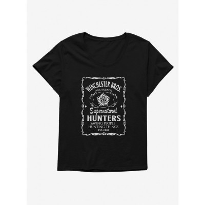 Supernatural Family Brand Plus Size Scoop Neck Tee for Girls