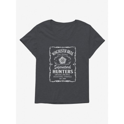 Supernatural Family Brand Plus Size Scoop Neck Tee for Girls