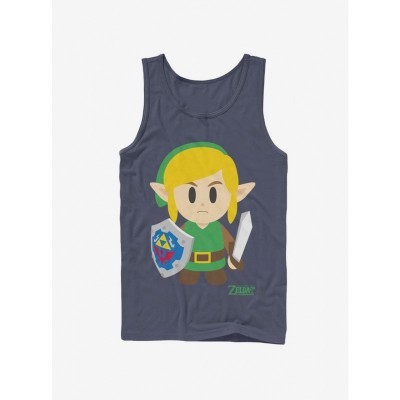 Nintendo Link's Awakening Blue Avatar Cotton Tank Top for Men