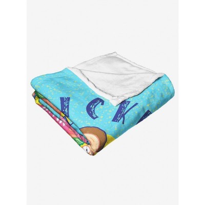 Rick & Morty Ricklaxation Soft Throw Blanket