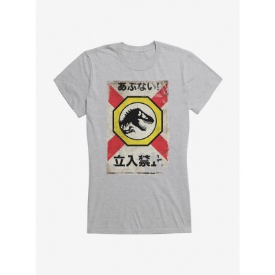 Jurassic World Dominion Dinosaur Sign Junior Girls T-Shirt
