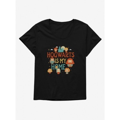 Harry Potter Hogwarts Home Themed Women's Plus Size T-Shirt