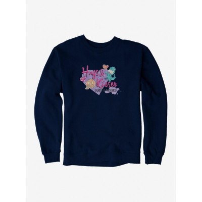 Rugrats Halloween Tommy Hugs Kisses Bugs Hisses Men's Heavyweight Fleece Sweatshirt