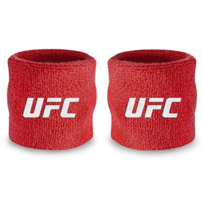 UFC Official Logo Terry Cloth Wristband Set for Unisex