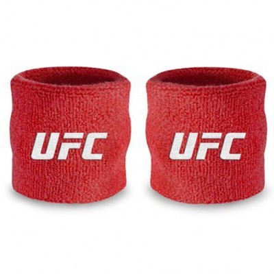 UFC Official Logo Terry Cloth Wristband Set for Unisex